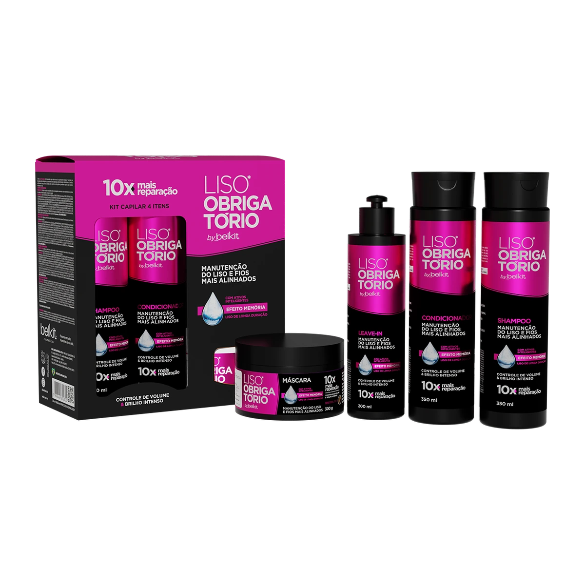 Kit 4 Itens Liso Obrigatório Belkit