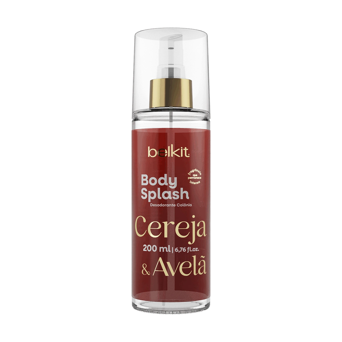 Body Splash Cereja e Avelã 200 ml Belkit